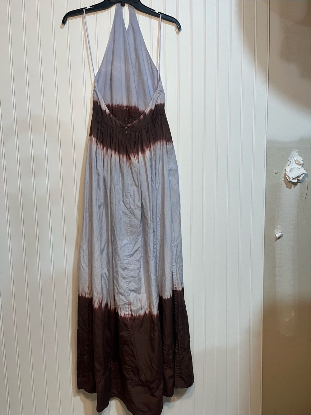 A.L.C. Lilac and Brown Dip-Dye Halter Maxi Dress - Picture 6 of 7